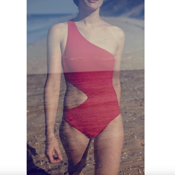 New Araks Elmar - one shoulder bathing suit BRAND NEW, size M - Picture 1 of 11